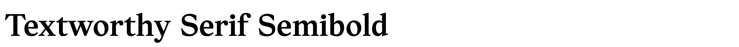 Textworthy Serif Semibold